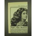 1909 Hall's Hair Renewer Ad