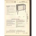 RAYTHEON model C-2175x TV television receiver S...