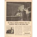 AMERICAN BRASS COMPANY 1954 Con Edison aluminum...