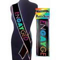 EnGAYged PRIDE Sash - Rainbow & Black - LGBTQ E...