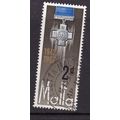 MALTA 1967 25th ANNIV GEORGE CROSS 2d USED SG379