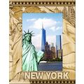 New York City Laser Engraved Wood Picture Frame...
