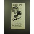 1959 Droste Chocolate Apple Advertisement
