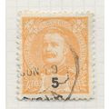 PORTUGAL EARLY CLASSIC 1895 KING CARLOS BLACK F...