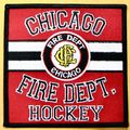 Chicago FD, Hockey. 4"X4". PP88.