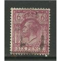 GB 1924 - 26 KGV 6d Purple Stamp Wmk 111 (G124