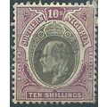 Southern Nigeria 1903 SG19 10/- Grey-Black & Pu...
