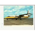 Aviation AIR ANGLIA F27 FOKKER Postcard by Skil...