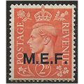 M.E.F 1943 M12 2d Pale Orange Mounted Mint . ..