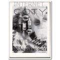 COTY 1930 French nail care make up vintage ad