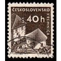 Czechoslovakia 1960 Castle 40h Used Stamp