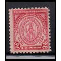 682 2c Massachusetts Just Clears MNH O1816