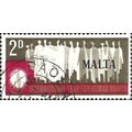 MALTA, International Human Rights Year, brown 1...