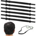 6 Pcs Adjustable Glasses Strap Silicone Lanyard...