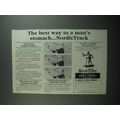 1991 NordicTrack Exercise Machine Ad - The best way to a man's stomach