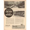 REPUBLIC STEEL CORPORATION 1954 weld three kind...