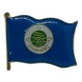 Minnesota State Flag Hat Tac or Lapel Pin
