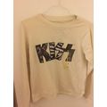 NEW Women's Animal Print Kiss Graphic - Off-Whi...