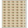 Christmas Dove Sheet of Fifty 10 Cent Postage S...