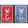 Belgium 1958 SG 1659-60 Used Europa/CEPT (G-313...