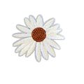 Daisy Flower Iron On Patch Sew Motif Patches Ba...