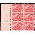 549, Mint NH 2¢ Left Side Plate Block of Six St...