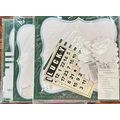 3 - Varsity Blue Page Kit 36 pages (total 3 des...