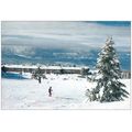 38 - ROCHE BERANGER - les pistes et le centre c...
