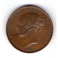 Great Britain. Victoria. Penny 1854. dy16216