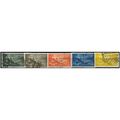 1955/1956 5 different values - #259 fine used (o)