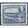 British Guiana 1934 SG292 6c Deep Ultramarine M...
