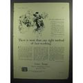 1930 Ivory Soap Ad - Method of Face-Washing