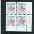 canada imprint tagged inscription corner blocks...