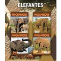 MOZAMBIQUE 2016 SHEET MNH ELEFANTES ELEPHANTS E...