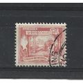 Burma.SG145 30p Elephant hauling log (Red).Fine...