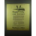 1942 Baltimore & Ohio Railroad Ad - Hurrying Victory