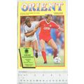 1986 programme Leyton orient v. Crewe Alexandra