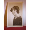 PRETTY YOUNG LADY antique portrait photograph b...