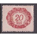Liechtenstein 1920 Postage Due 20h Mint Hung SG...
