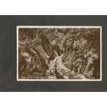 Postcard Guernsey Water Lane Moulin Huet 1937