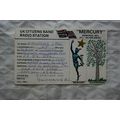 QSL Card Mercury, Personal Bill, XYL Silver Birch
