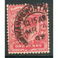 GB stamps 1902-10 KEV11 - 1d SG219 Wandsworth