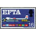 Great Britain 1967 EFTA 1s 6d Ordinary Unmounte...