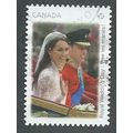 CAN 2011 (P) (S/A) 'ROYAL WEDDING' FINE USED (E...
