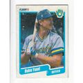 1990 Fleer Robin Yount #C-28 wax box bottom bas...