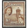 Malta 1956 SG275 8d Bistre Brown Unmounted Mint...