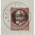 GER (BAVARIA) 1919 75pf KING LUDWIG III' (OVPT)...