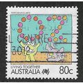 AUS 1988 80c 'LIVING TOGETHER - PERFORMING ARTS...