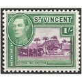 St Vincent 1938 SG156 1/- Purple & Green Mounte...