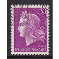 FRANCE 1967 REPUBLIC 30c USED SG1768